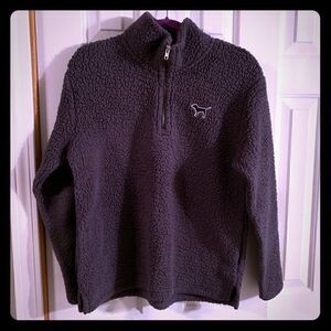 PINK 1/4 Zip Fleece Pull Over